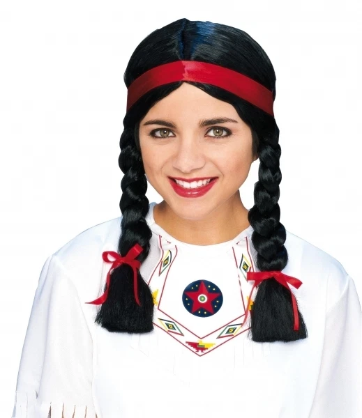 Perücke "Native American Femal" - Indianerinperücke - Schneewitchenperücke - Bild 1 von 1