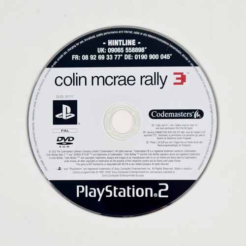 Colin McRae Rally 3 PS2 – Sony PlayStation 2 – Edition Complète PAL