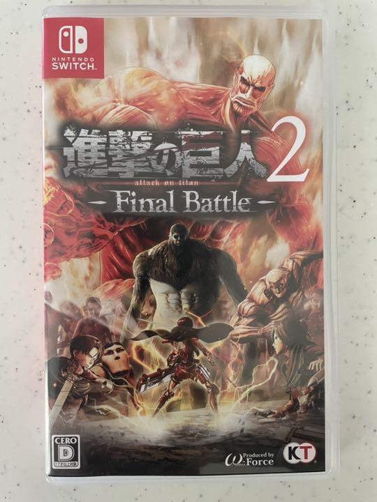 進撃の巨人2 Final Battle Nintendo Switch Attack on Titan 2: Final Battle [Nintendo Switch] | eBay