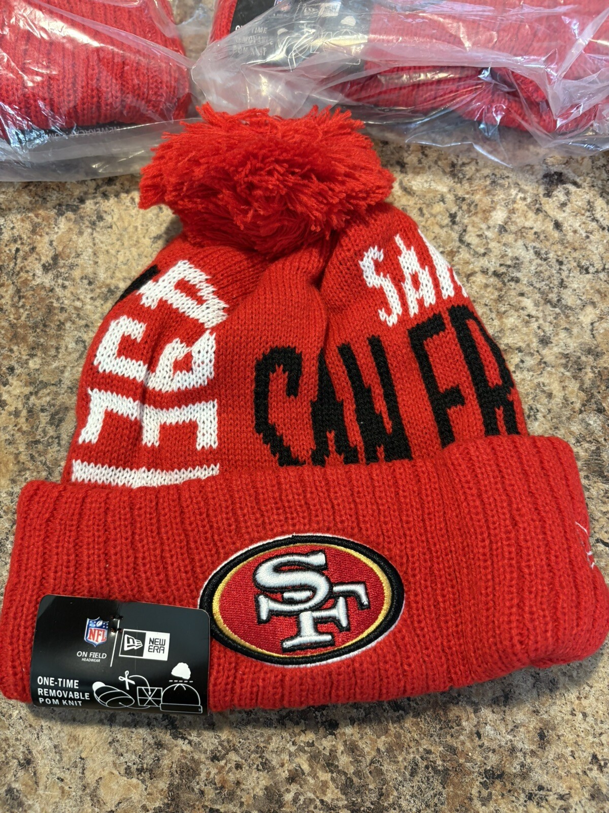 san francisco 49ers knit hat