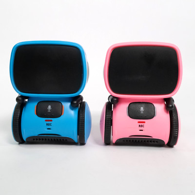 GILOBABY Kids Blue/Pink Interactive Smart Talking Touch Sensor Robot Lot Of 2