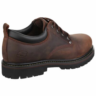 Skechers Tom Cats Dark Brown Lace Mens Shoes Leather | eBay display picture 1
