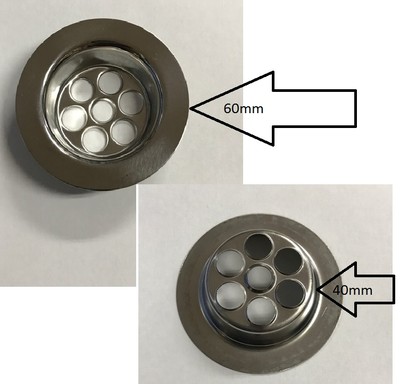 basin plug hole replacement