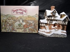 David Winter Cottages  -  Ebenezer Scrooge's Counting House  -  In Box With COA
