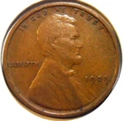 1909 VDB Lincoln Cent, VF+ (09VDR6)