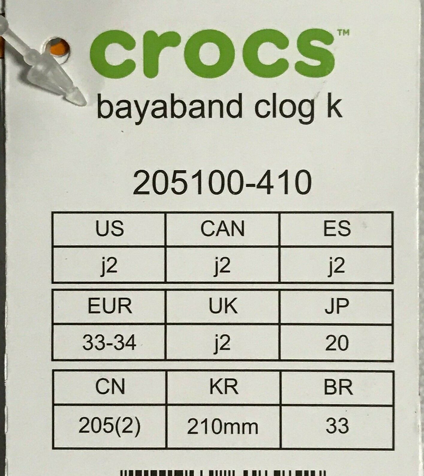 Crocs J2 Size Chart Crocs Bayaband Boys Girls Clogs Size (J2) Blue