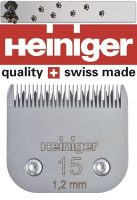 HEINIGER SCHERKOPF SIZE 15/1,2 MM SAPHIR - SHAPHIRSTYLE - SAPHIRCORD / MOSER ..