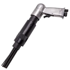 Pistol Grip Design Clean Rust Corrode Remove Air Needle Scaler Pneumatic Tool 7"