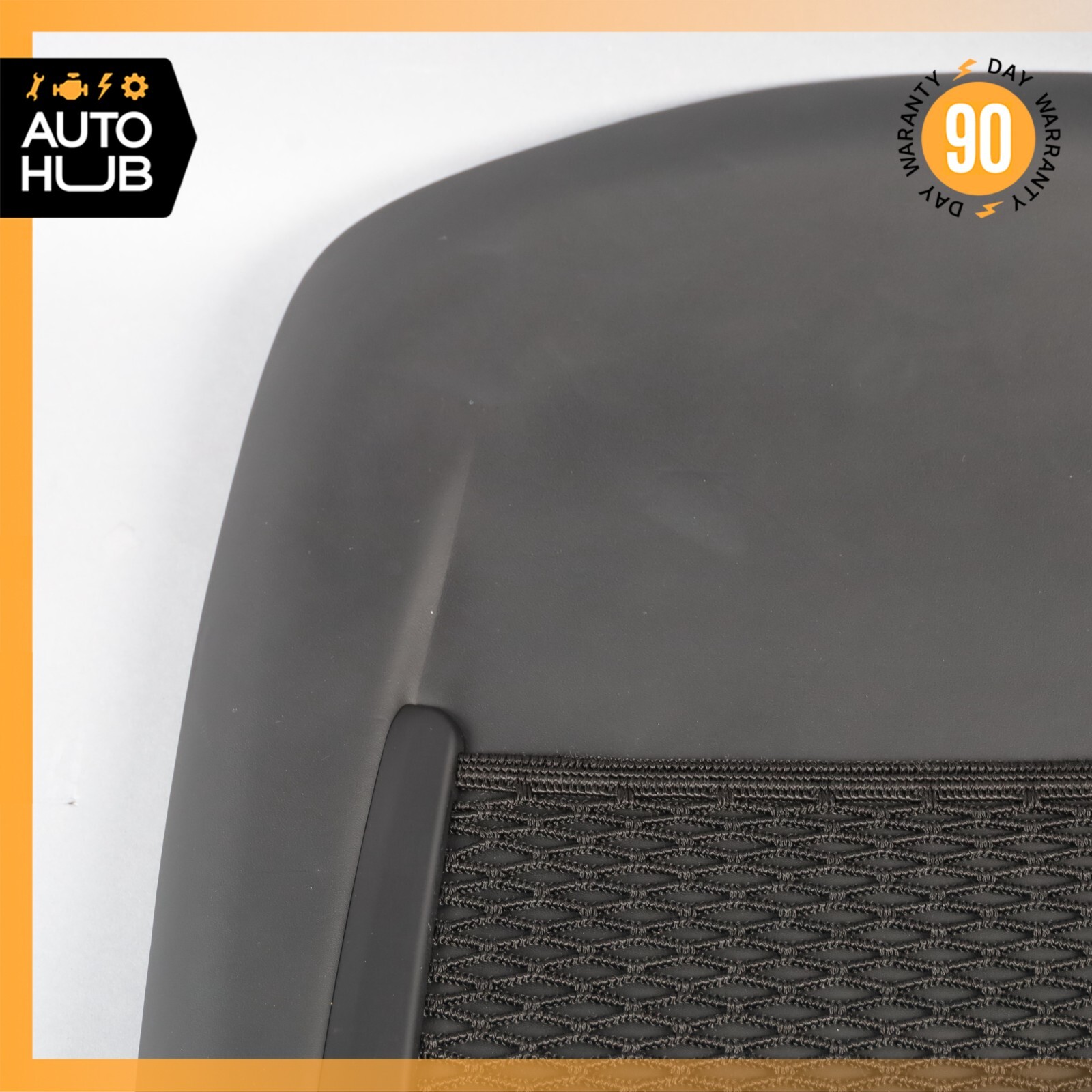 14-22 Maserati Ghibli M157 Front Left Side Seat Back Cover Black OEM