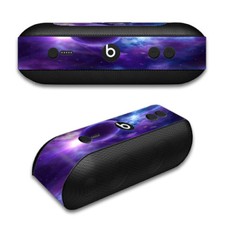 Skin Decal for Beats by Dr. Dre Beats Pill Plus / Purple Moon Galaxy