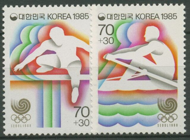 Korea (Süd) 1985 Olympia Sommerspiele´88 Seoul 1410/11 postfrisch