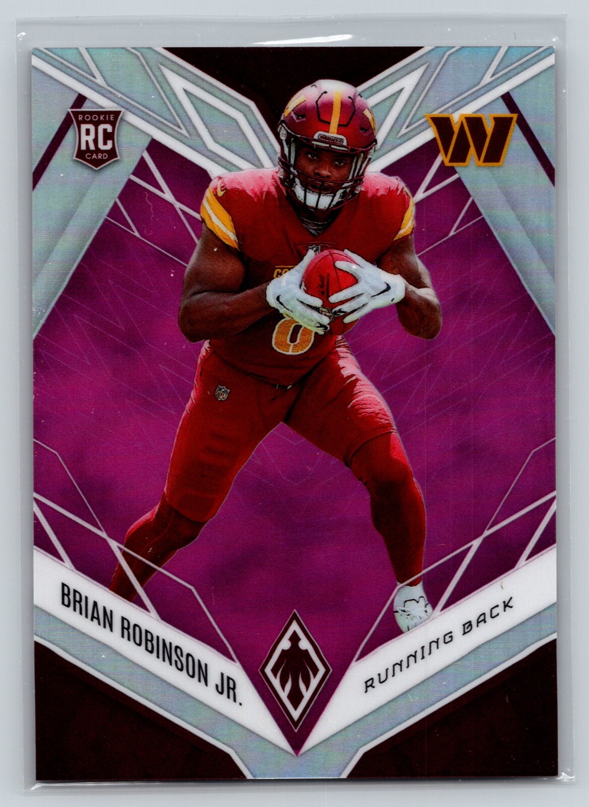 2022 Panini Phoenix #127 Brian Robinson Jr. Pink Prizm /199