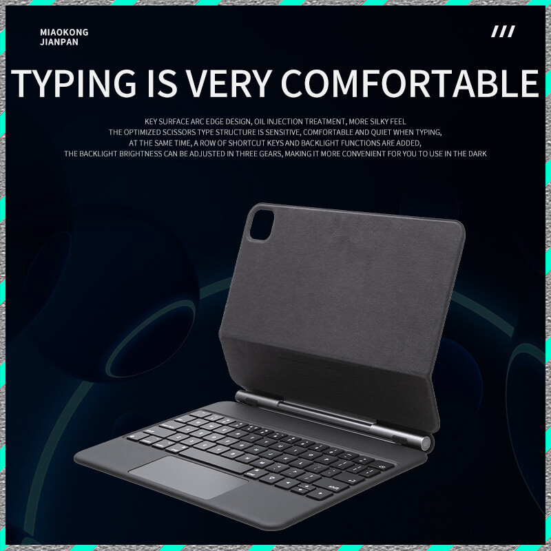 Leather protective case Wireless keyboard for ipad 2022（10.9/11/12.9 inch）10th