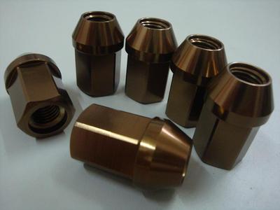 20pc OPEN 12X1.25 35MM ALUMINUM TUNER RACING LUG NUT For SUBARU STI WRX Brown