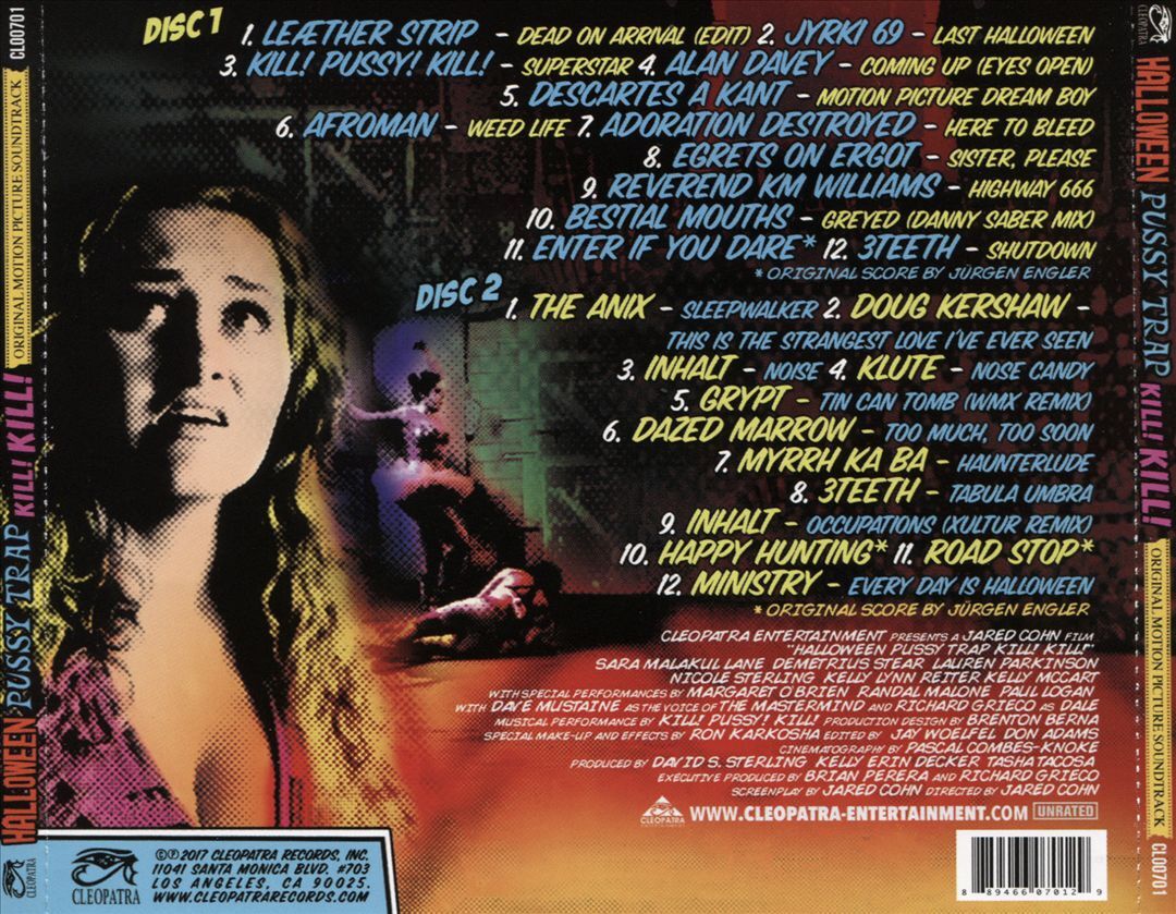 ORIGINAL SOUNDTRACK HALLOWEEN PUSSYTRAP! KILL! KILL! NEW CD
