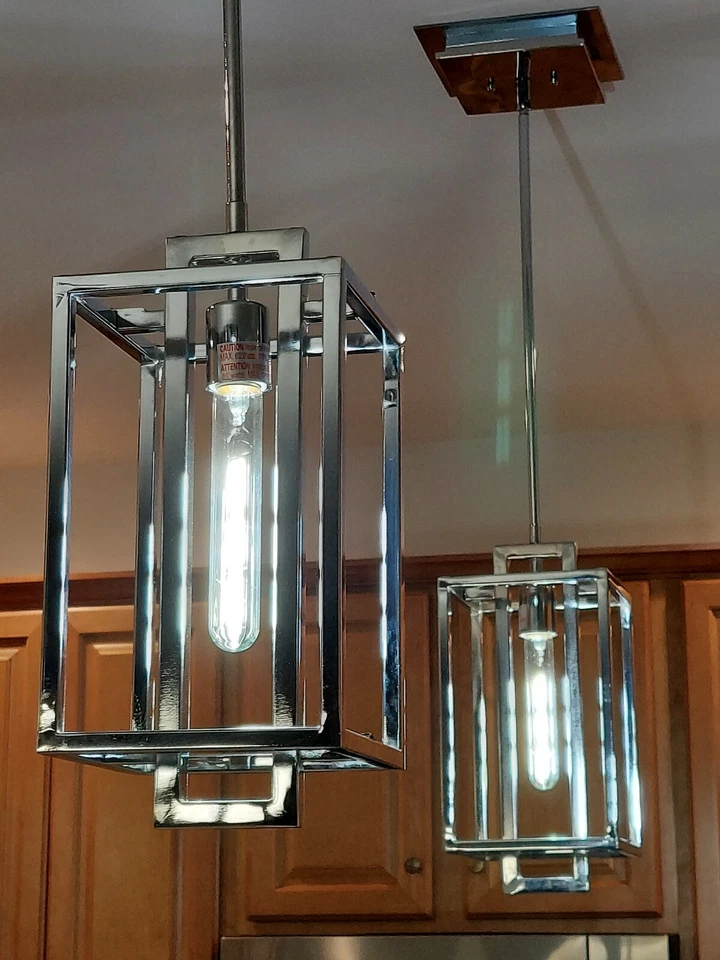 2 luces colgantes hechas a mano (precio por par) Foto 2 de 4