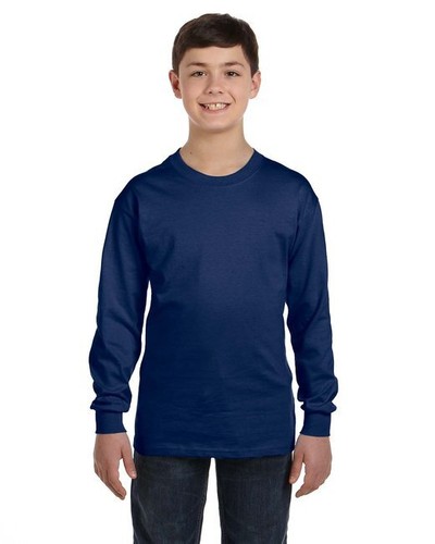 Gildan Youth Heavy Cotton? Long-Sleeve T-Shirt G540B - Picture 7 of 12