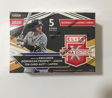 2020 Panini Elite Extra Edition Baseball Blaster Box 5 Cards Per Box Sealed 