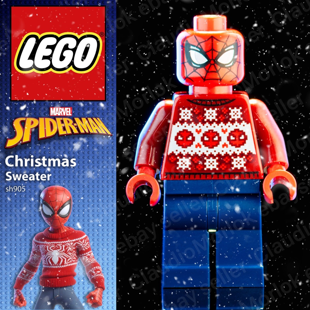 Personaggi Lego Spiderman LEGO Spider-Man Sh905 Christmas