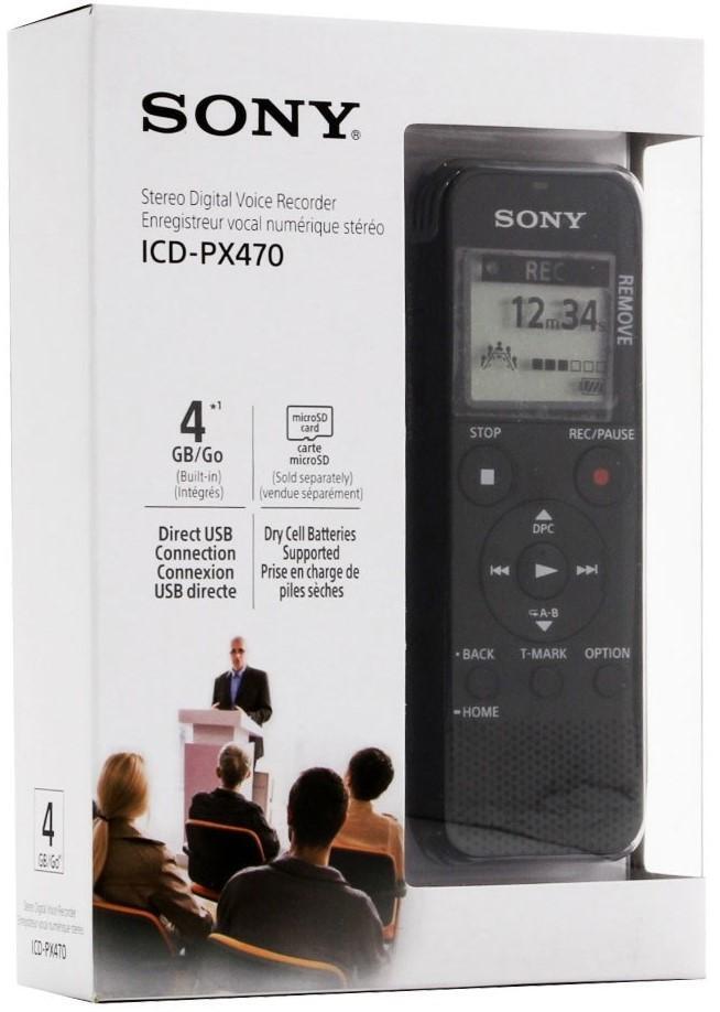 Sony ICD-PX470 Digital Voice Recorder with USB ICD-PX470