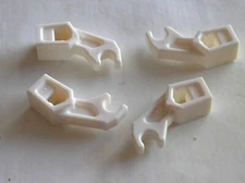 4 x LEGO White Arm Mechanical 98313 / Set 70678 70124 10272 10243 71721 41456...