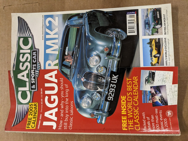 Classic & Sportscar Magazine - January 2005 - Jag Mk2 MGB GT Classic & Sportscar Magazine - January 2005 - Jag Mk2 MGB GT