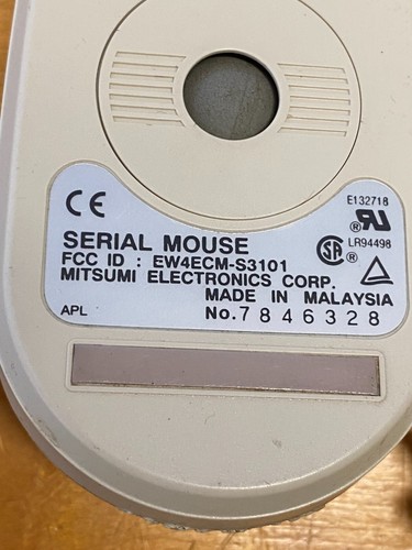 MITSUMI serial mouse EW4ECM-S3101/warranty - Picture 3 of 4