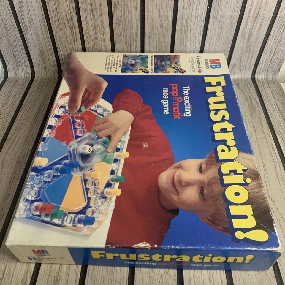 Vintage Frustration 1994 Board Game Pop-O-Matic, MB Games Complete  Retro - Image 3 of 4