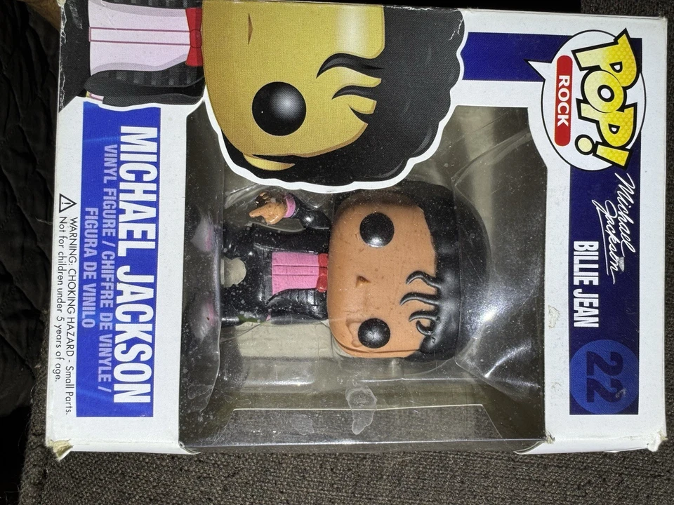 Funko POP! Rock Michael Jackson #22 RARE! BILLIE JEAN Authentic - Image 4 of 4