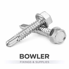 SELF DRILLING TEK SCREWS HEXAGON HEAD ZINC PLATED METAL FIXING  ROOFING SHEETING