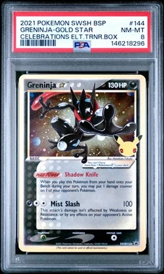 nonta【PSA8】ゲッコウガ　ゴールドスター　SWSH/144 Spec Details