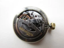 Jaeger-LeCoultre cal. 834 Swiss watch movement dial hands & crown - running