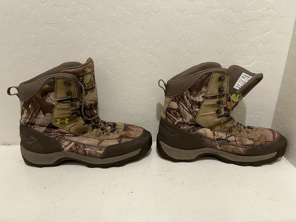 Under Armour Realtree Brow Tine Insulated Camo Hunting Boots Gore Tex Sz13 NIB - Image 3 of 4