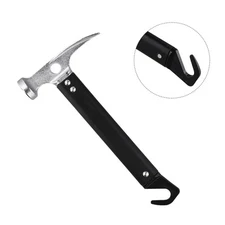 Robust Stainless Steel Awning Tent Hammer Convenient Nail Puller Camping Tool