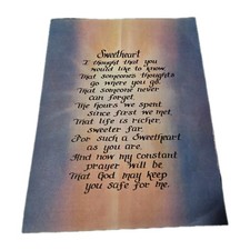 Sweetheart 8.5" x 11" Frameable Colorful Paper - Calligraphy - Religious Love