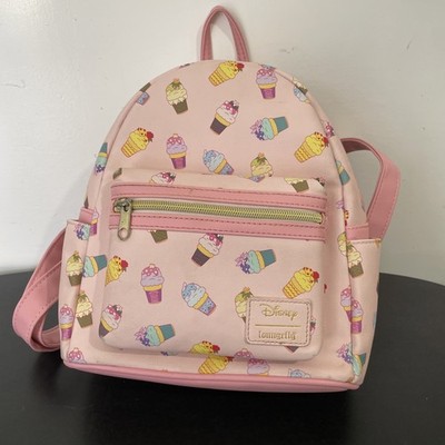 Disney Loungefly Ice Cream Mini Backpack Princess Pink Retired