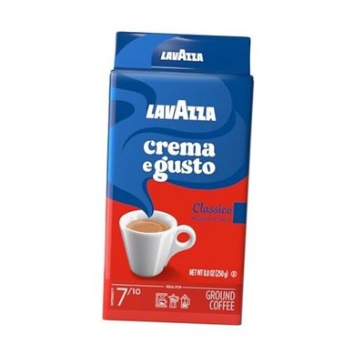 Lavazza Crema e Gusto Ground Coffee, 8.8 Ounce (Pack of 4) Crema E Gusto Ground