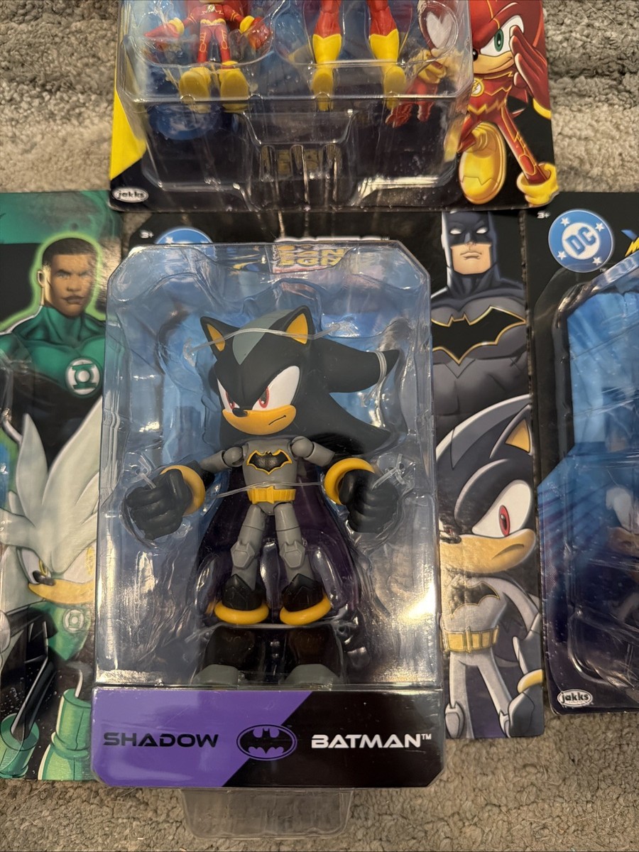 DC x Sonic as The Flash 6 cm Action Figure, Officially Licensed by Jakks Pacific, Highly Poseable and Detailed Design, Collector's Packaging