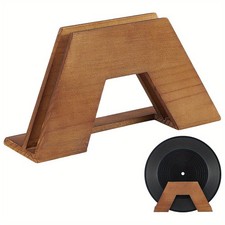 1pc Wood Record Display Stands Peru 22x6x11cm Storage Boxes Organizers