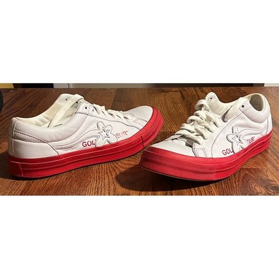 Converse One Star Golf Le Fleur Tyler The Creator White Red Mens 11