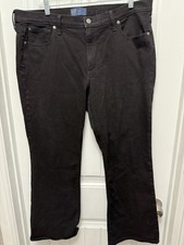 Gap Universal Baby Boot Mid-Rise Stretch Black Denim Jeans Size 16 Z-20