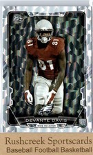 2015 Bowman #102 Devante Davis RC Rookie Rainbow Silver Ice