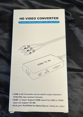 NEW HDMI to RCA Converter Adapter