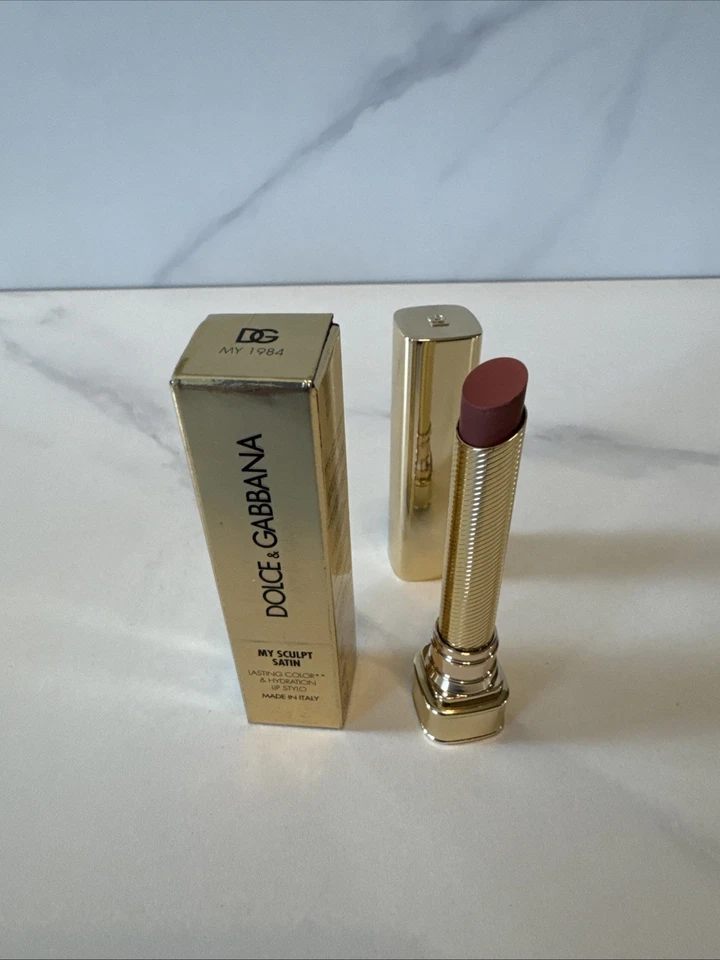 Dolce & Gabbana My Sculpt Satin Lipstick MY 1984 Neutral Toned Nude Pink 0.05oz - image 3 of 4