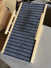 adjustable wooden small dog and cat ramp 12-16  foldable pet ramp