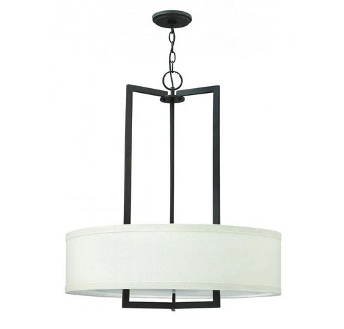 Hinkley 3204KZ 30.25" 3-Light Drum Chandelier in Buckeye Bronze - Picture 2 of 2