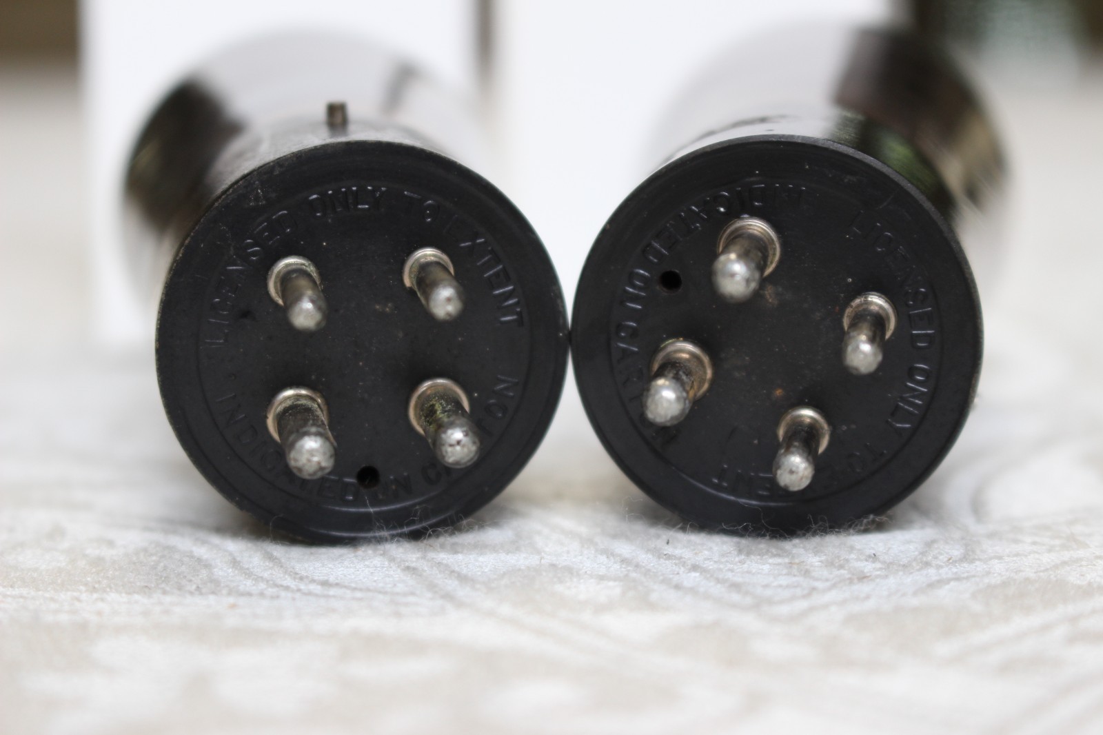 Matched Pair Cunningham CX-326 Type 26 Globe Tubes - Amplitrex AT1000 Tested — photo 6
