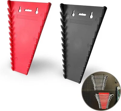 DO NOT APPLY 2 Pack Magnetic Wrench Organizer Holder Rack SAE & Metric 6mm-24mm 1/4"-1/16"