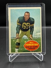 1960 TOPPS! BILL FORESTER! GREEN BAY PACKERS! #58 VG-EX!