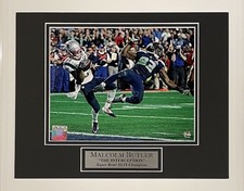 Malcolm Butler New England Patriots SB XLIX Interception 8x10 Photo Matted 11x14